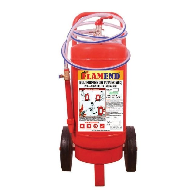 ABC Powder Based Trolley Mounted Fire Extinguisher